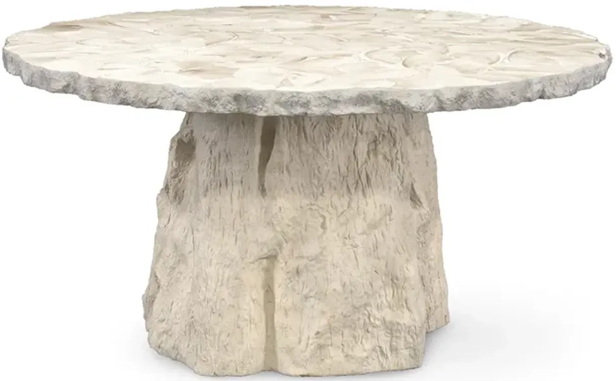 Camilla Fossil Clam Round Dining Table