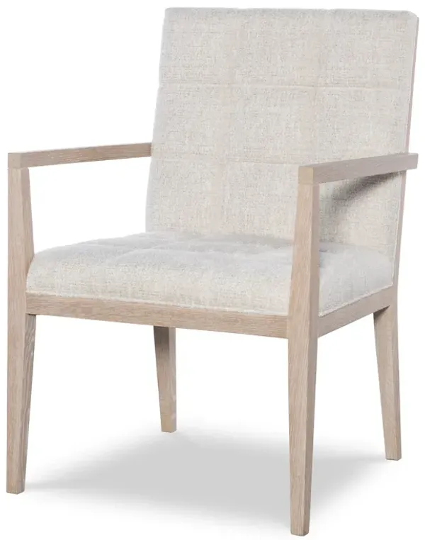 Carino Dining Arm Chair - Sand Cerused