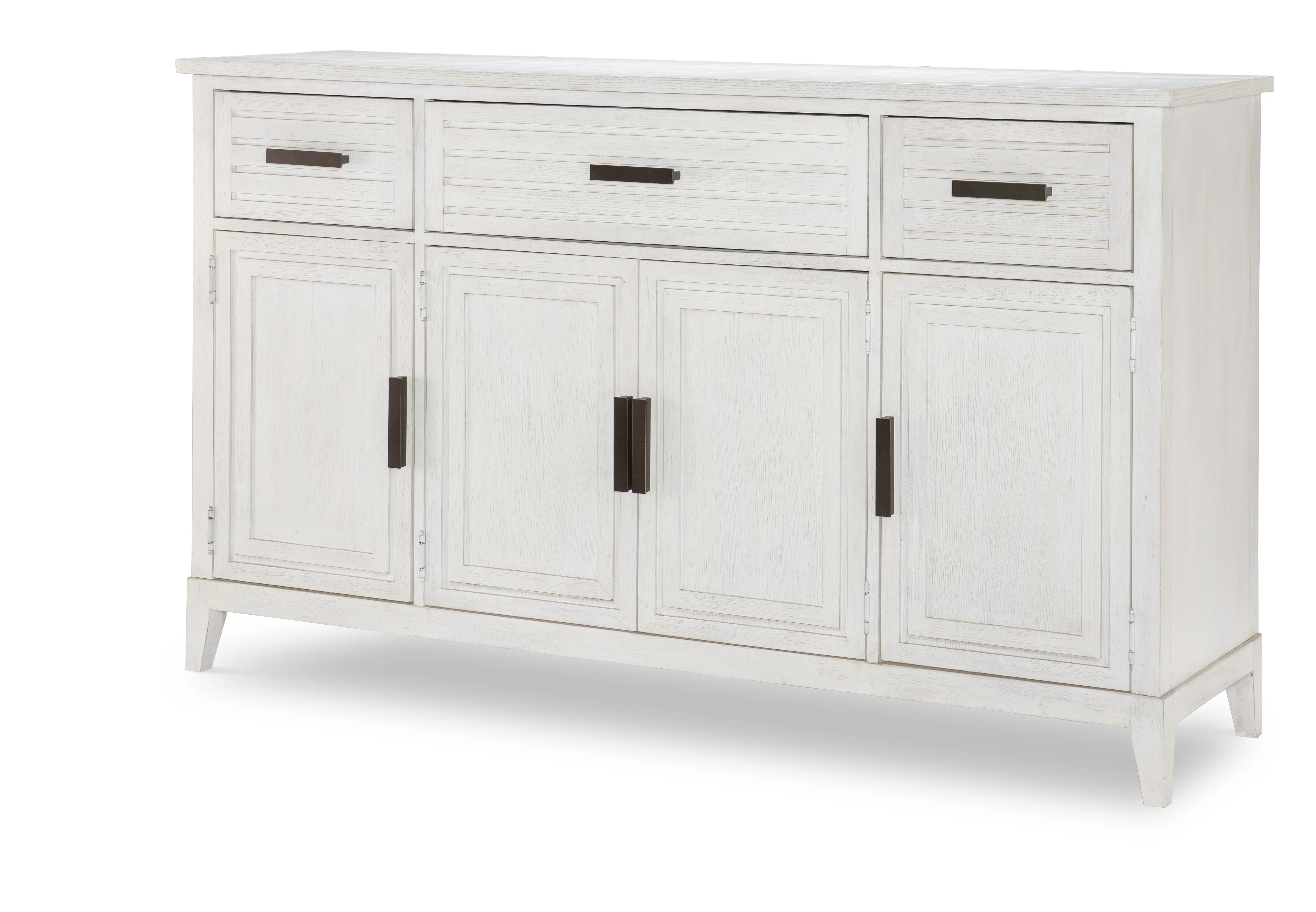 Egret Credenza - Sand Dollar White