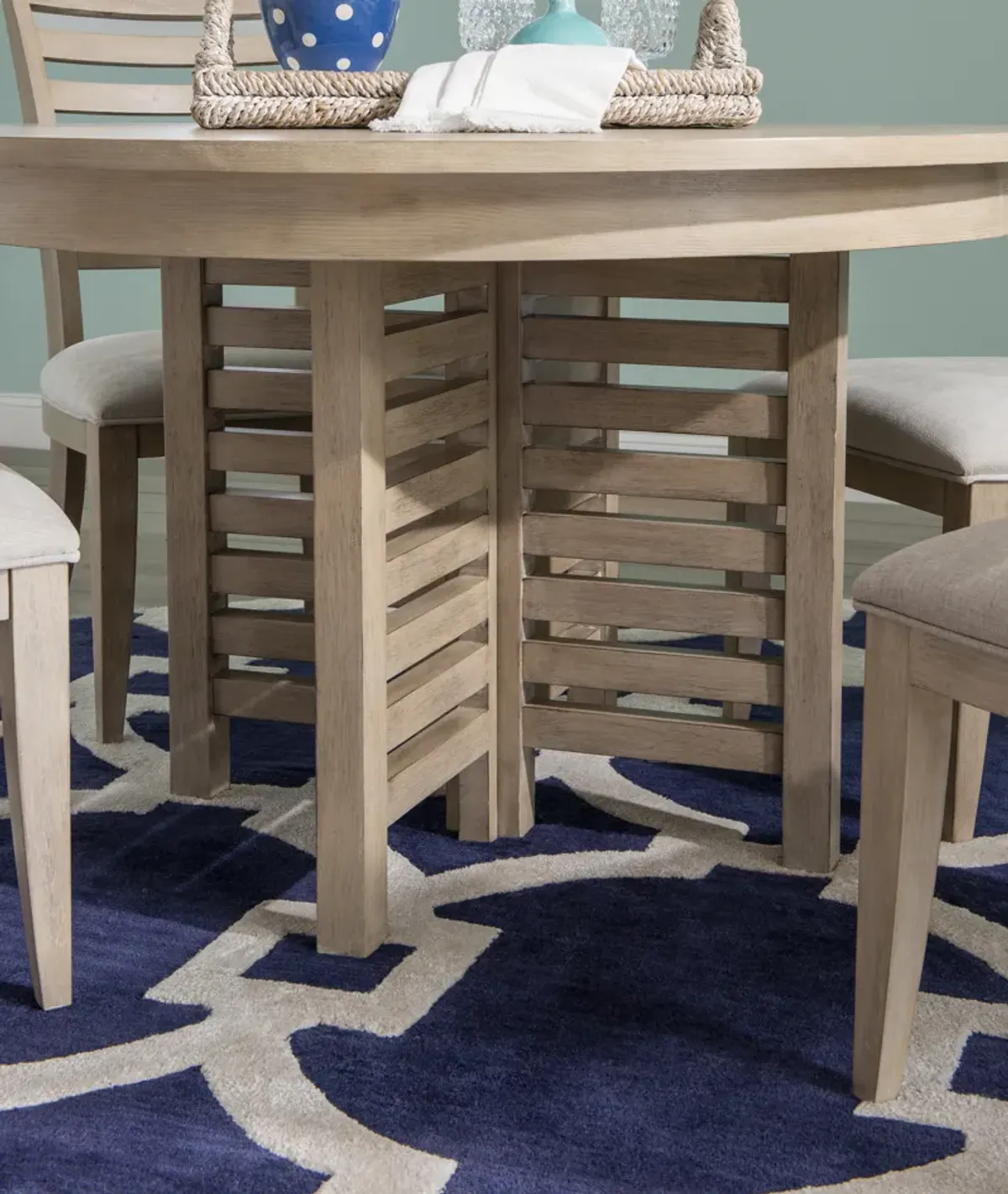 Egret Round Dining Table - Soft Sand