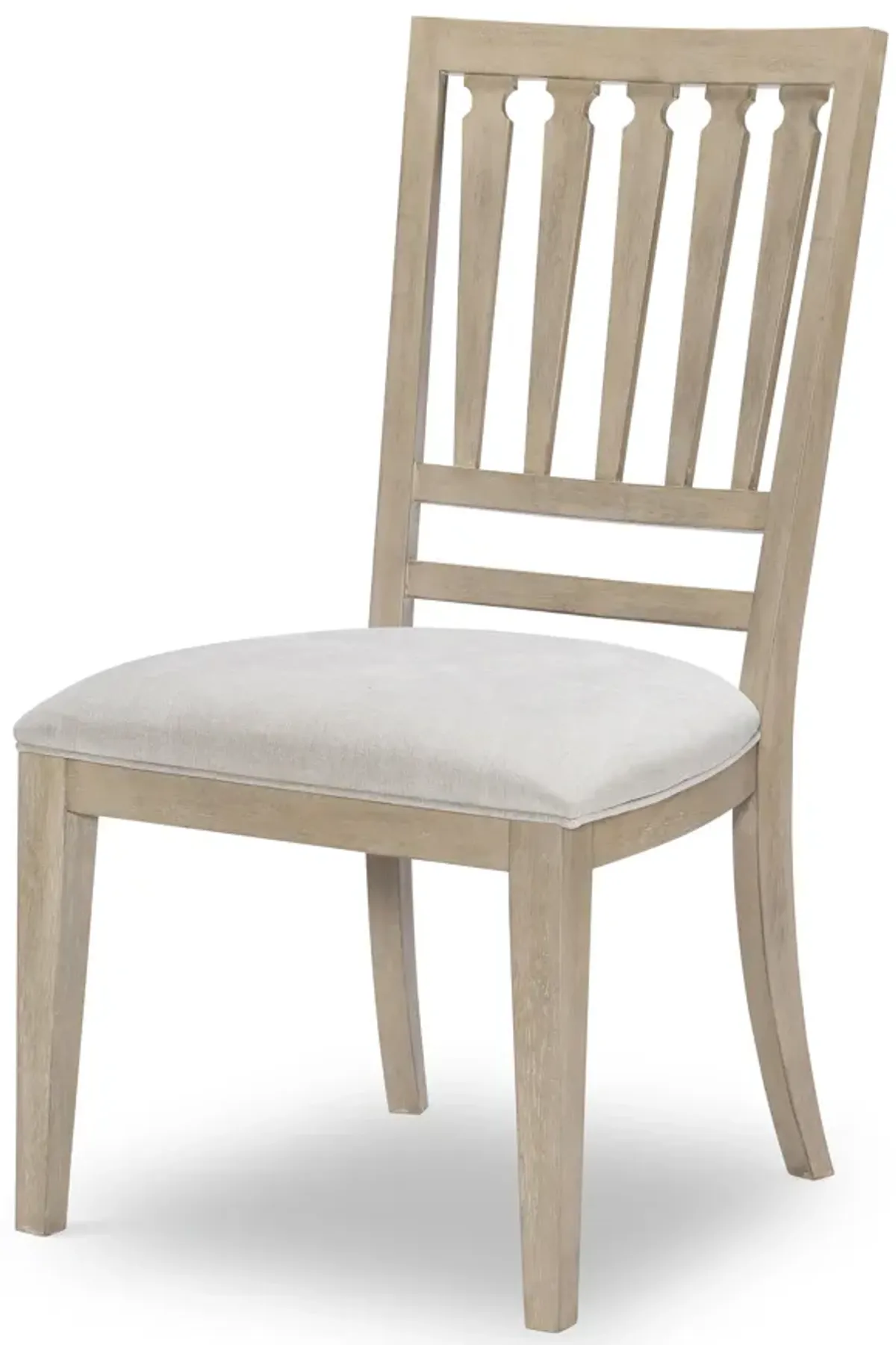 Egret Slat-Back Side Chair - Soft Sand