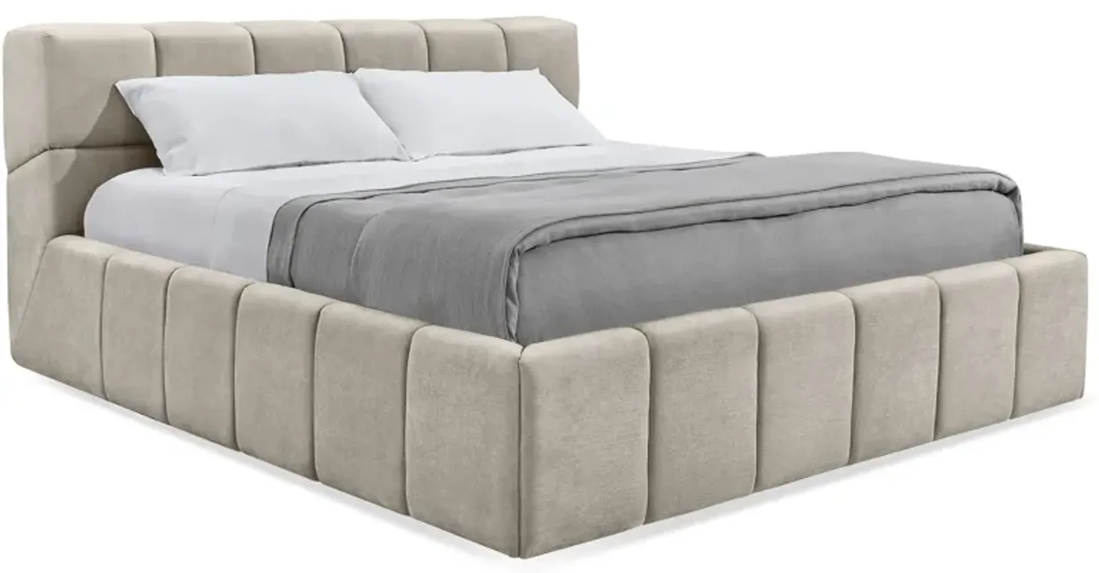 Bailey Queen Bed - Sand