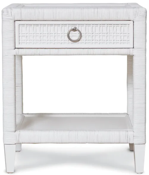 Coral Bay Nightstand in Frost