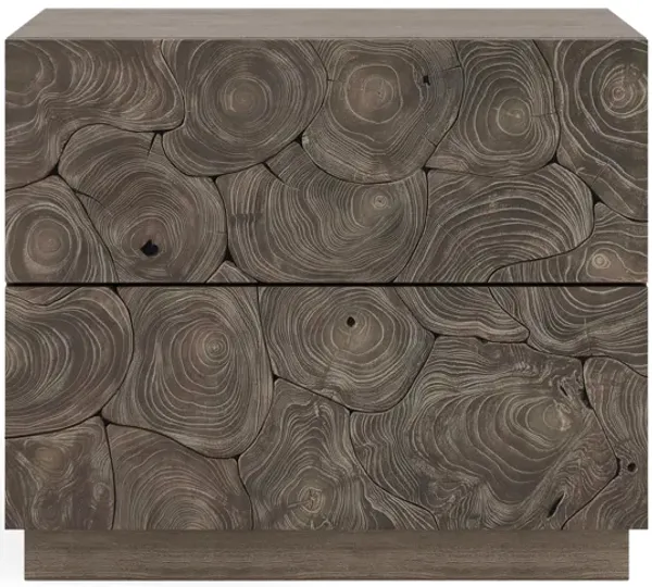 Calavaras Nightstand - Smoked Truffle