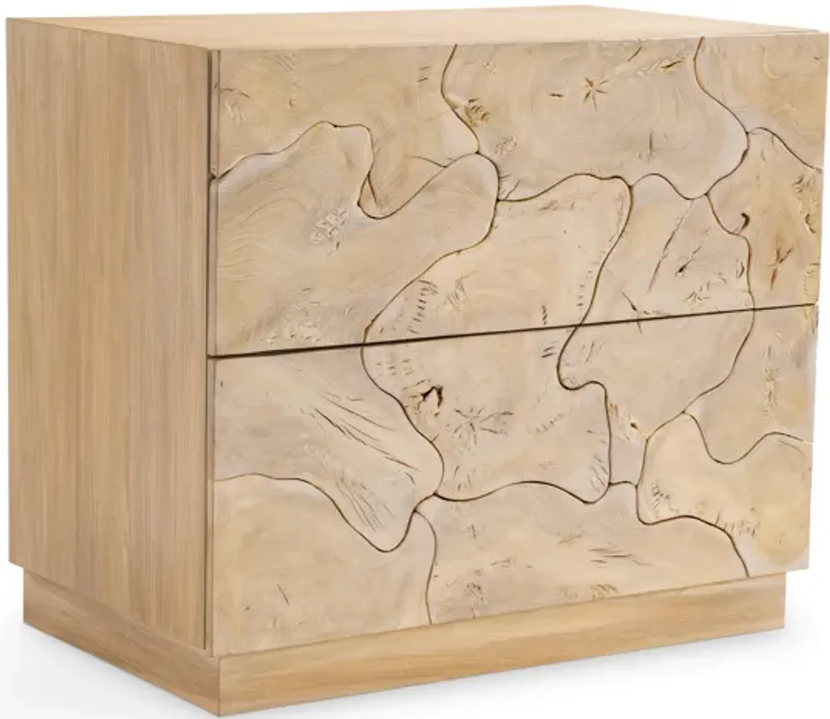 Calavaras Nightstand - Bleached Teak