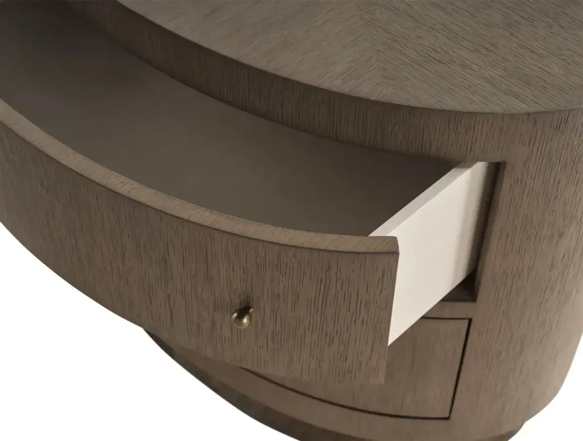 Mayon Nightstand with Two Drawers