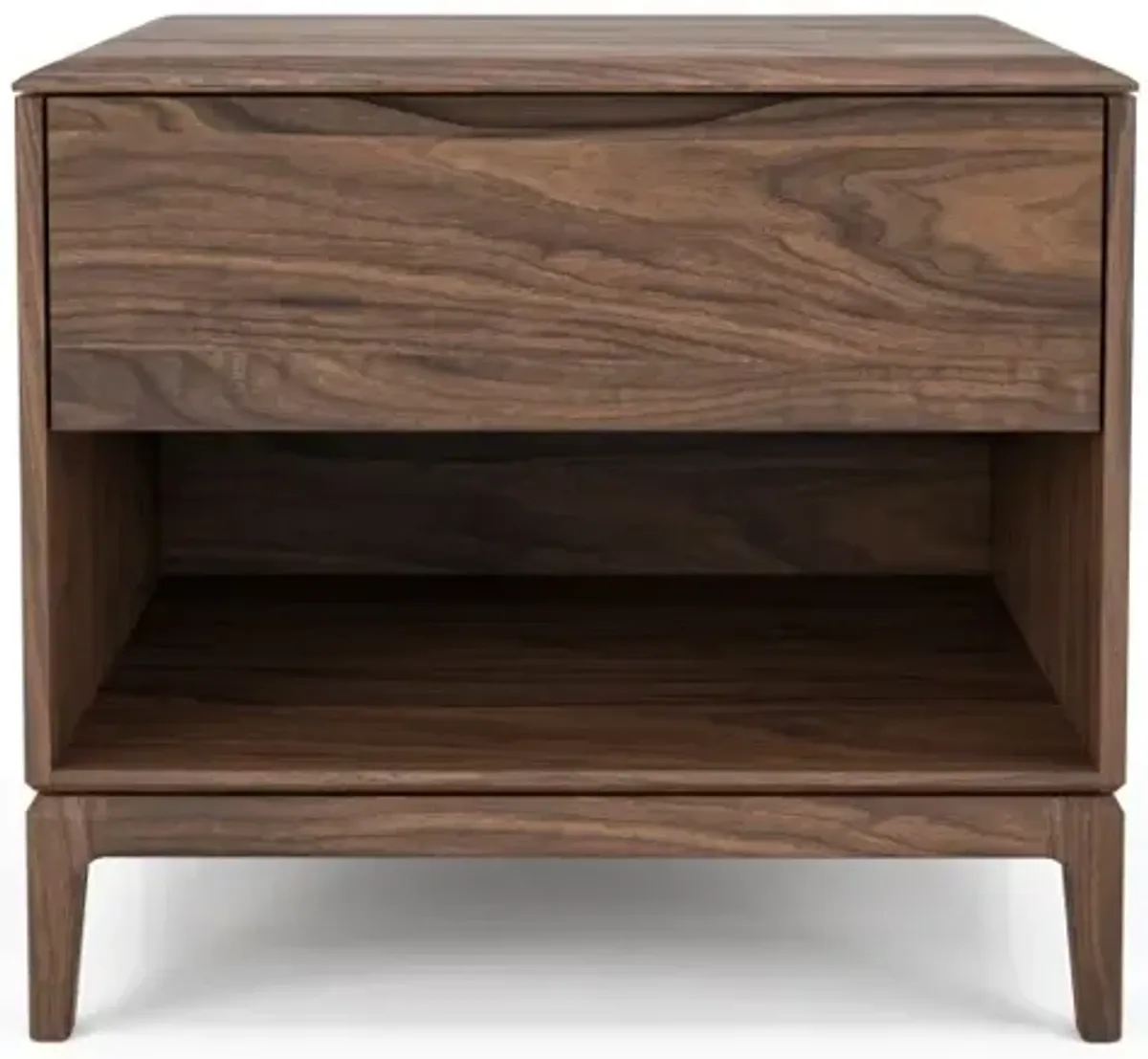 River Nightstand with One Drawer