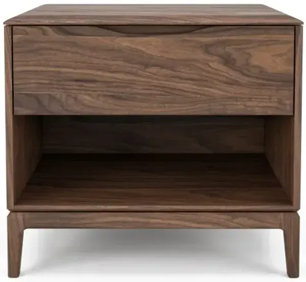 River Nightstand with One Drawer