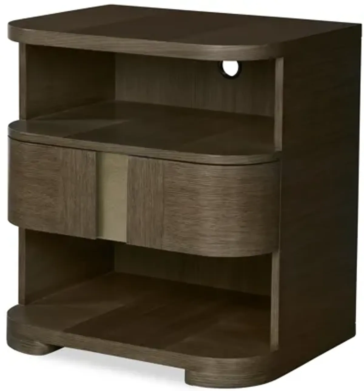 Carino Single Drawer Nightstand - Cocoa
