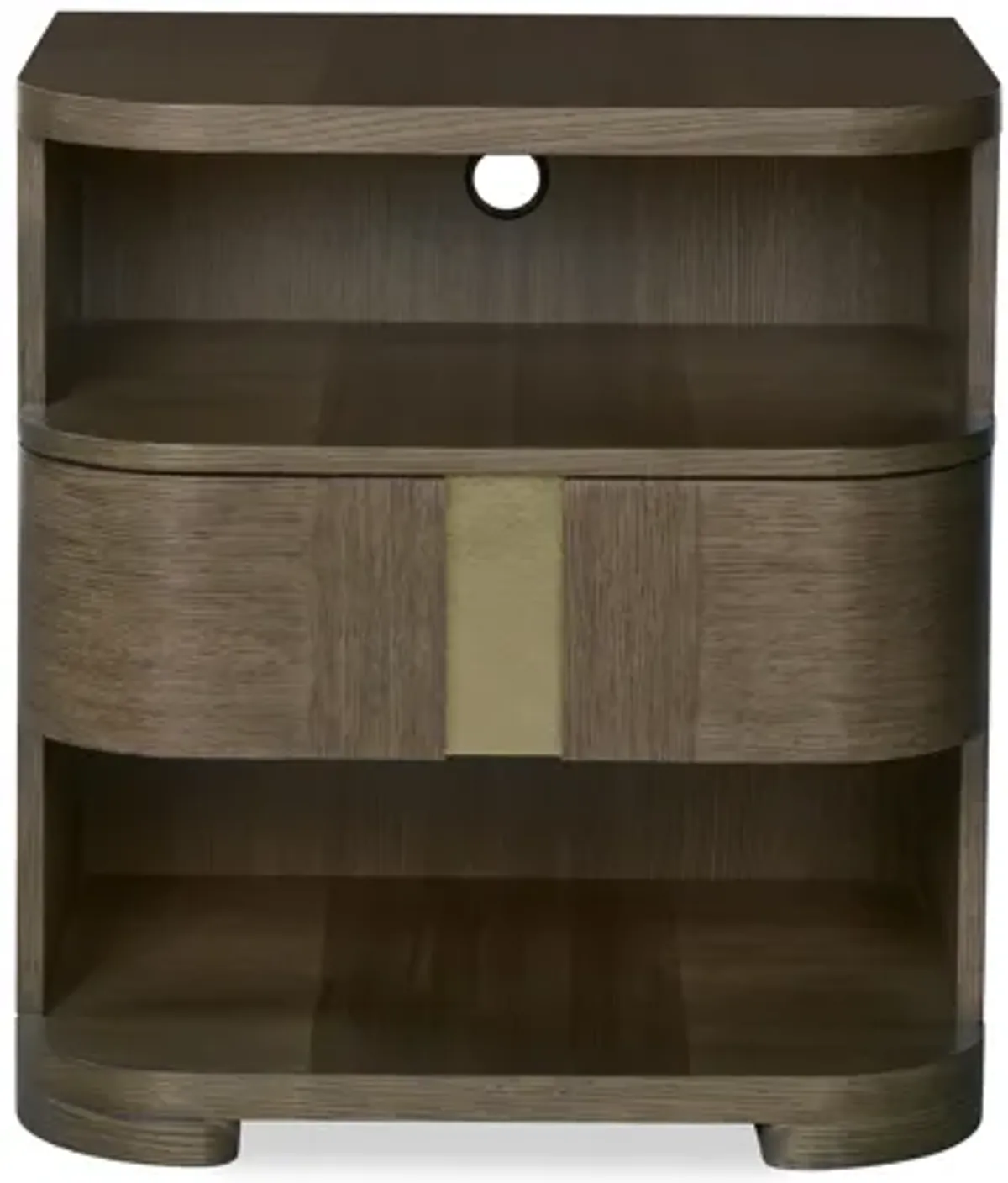 Carino Single Drawer Nightstand - Cocoa