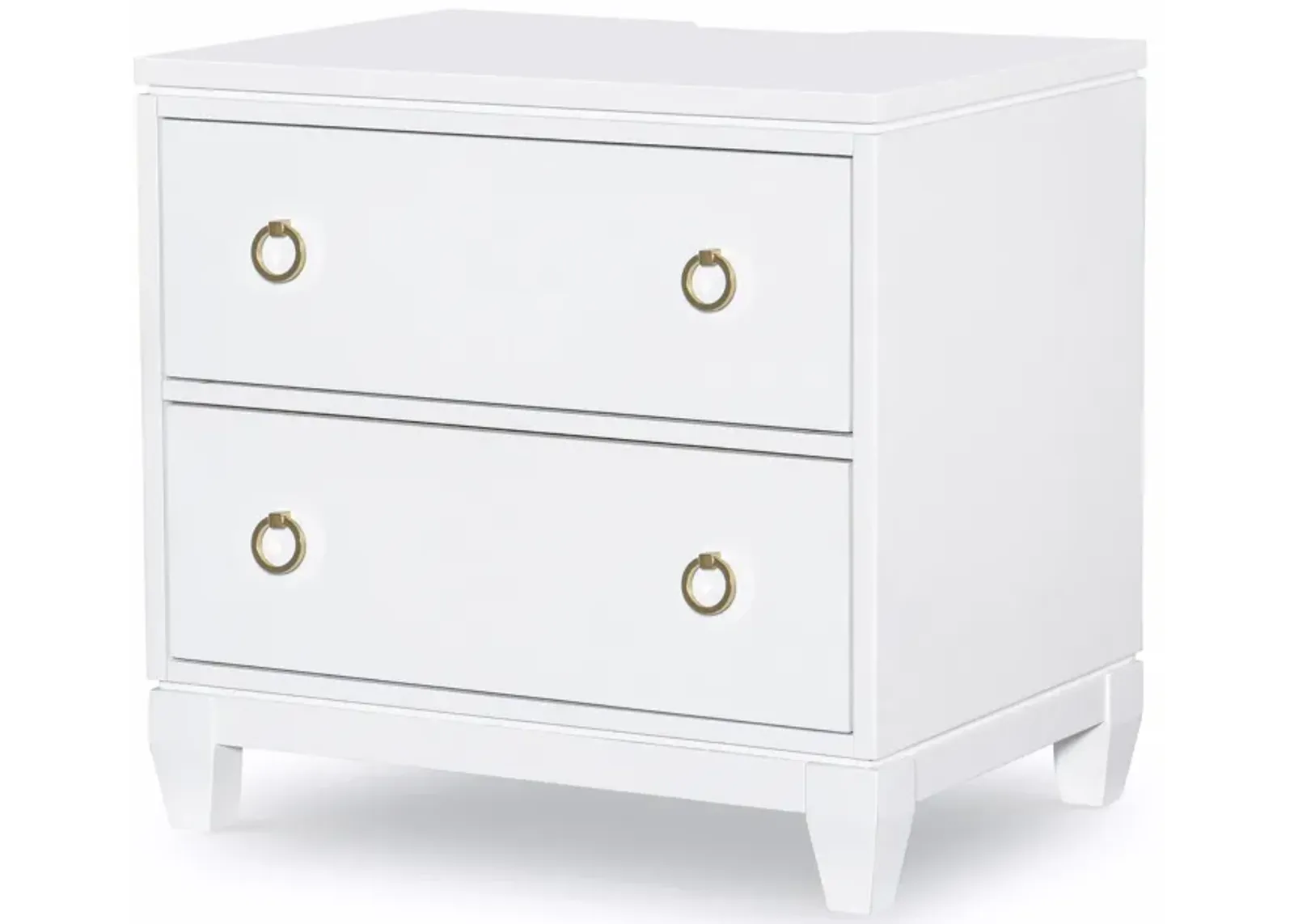 Siesta Key Nightstand - Polar White