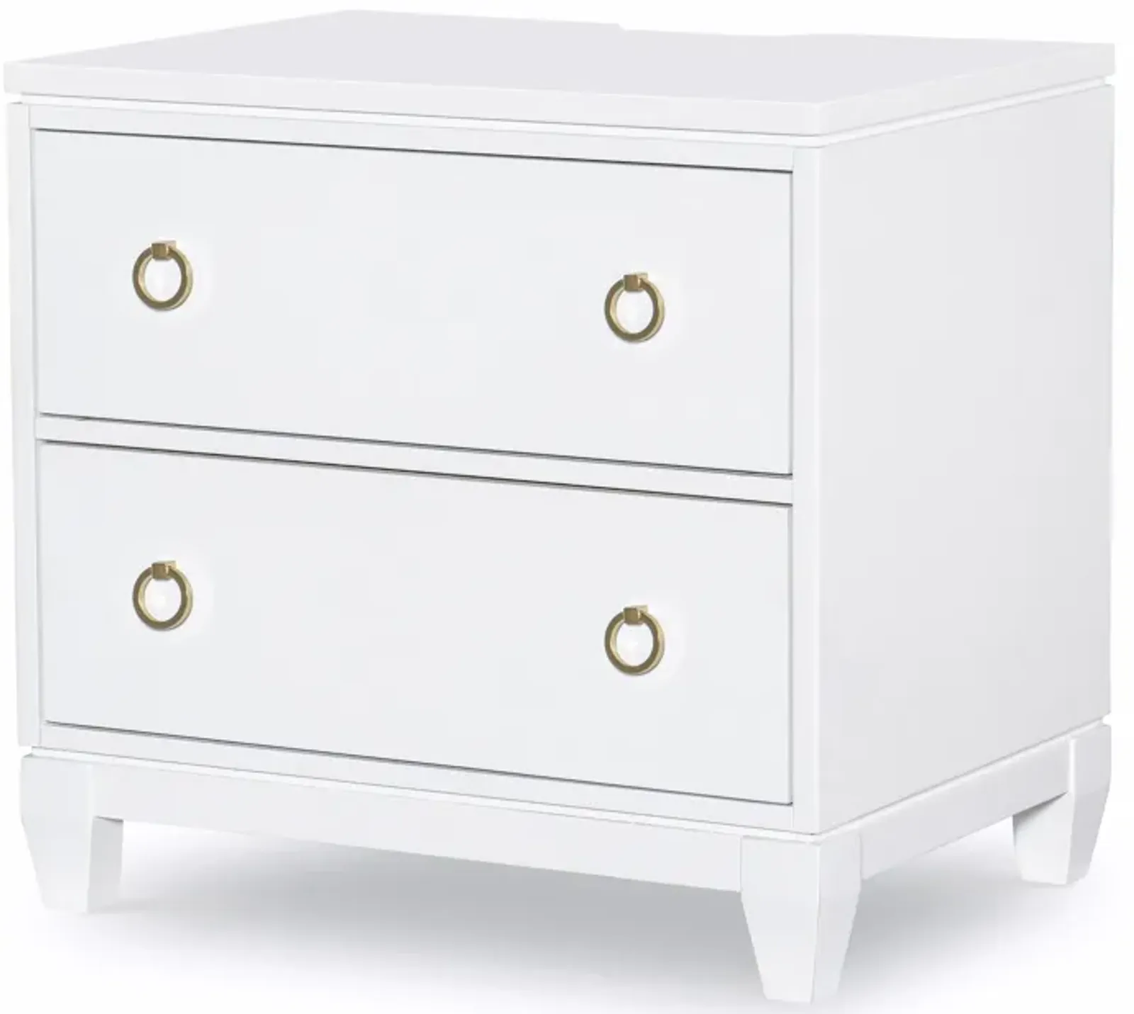 Siesta Key Nightstand - Polar White