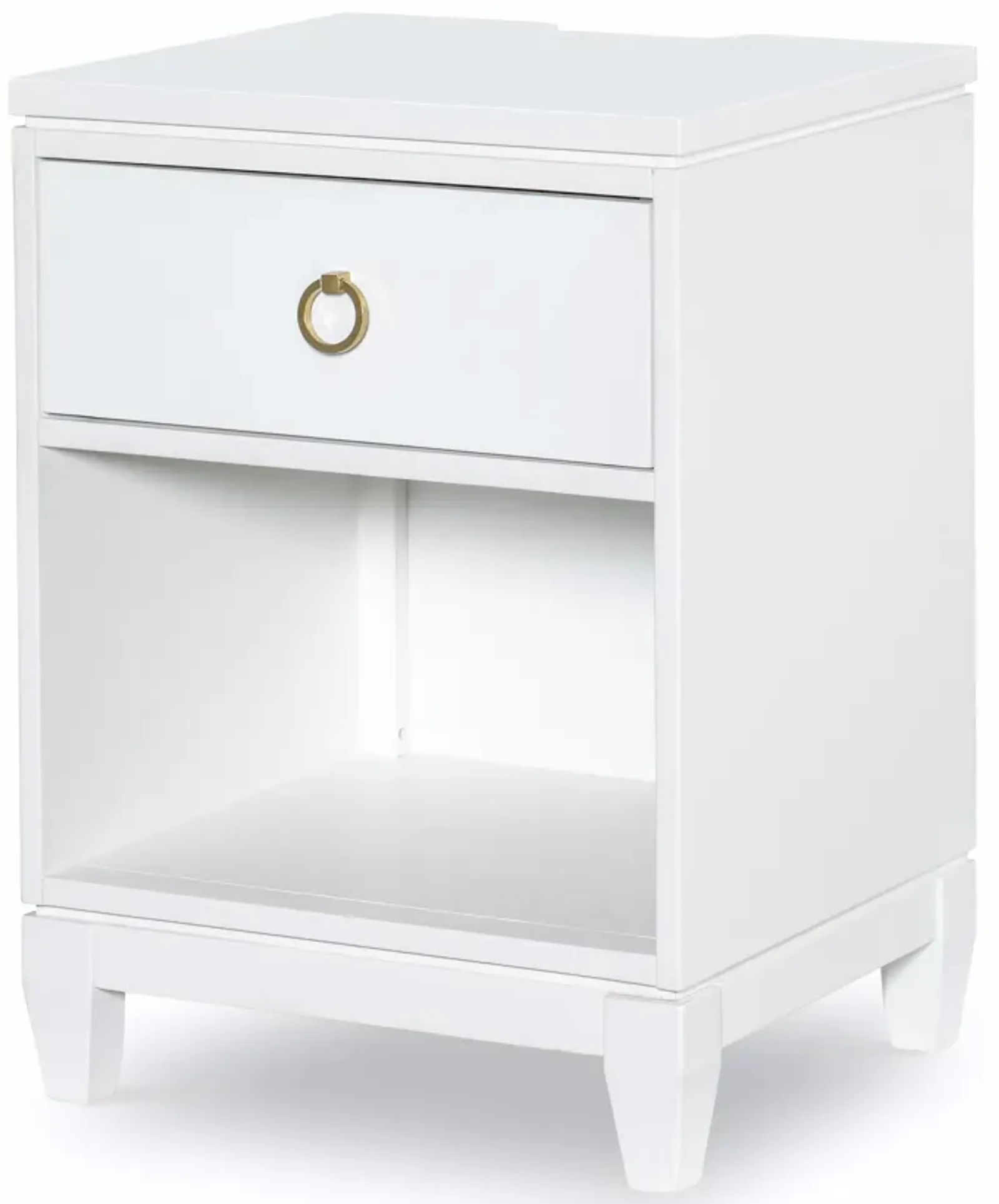 Siesta Key Small Nightstand - Polar White