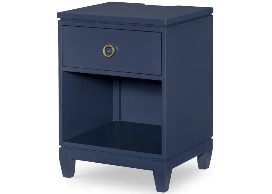 Siesta Key Small Nightstand - Navy Blue