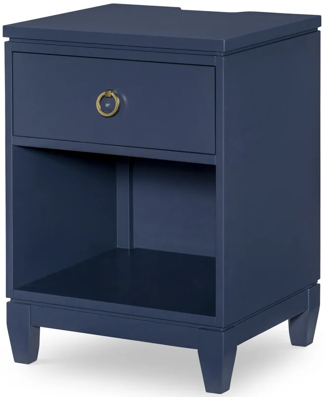 Siesta Key Small Nightstand - Navy Blue