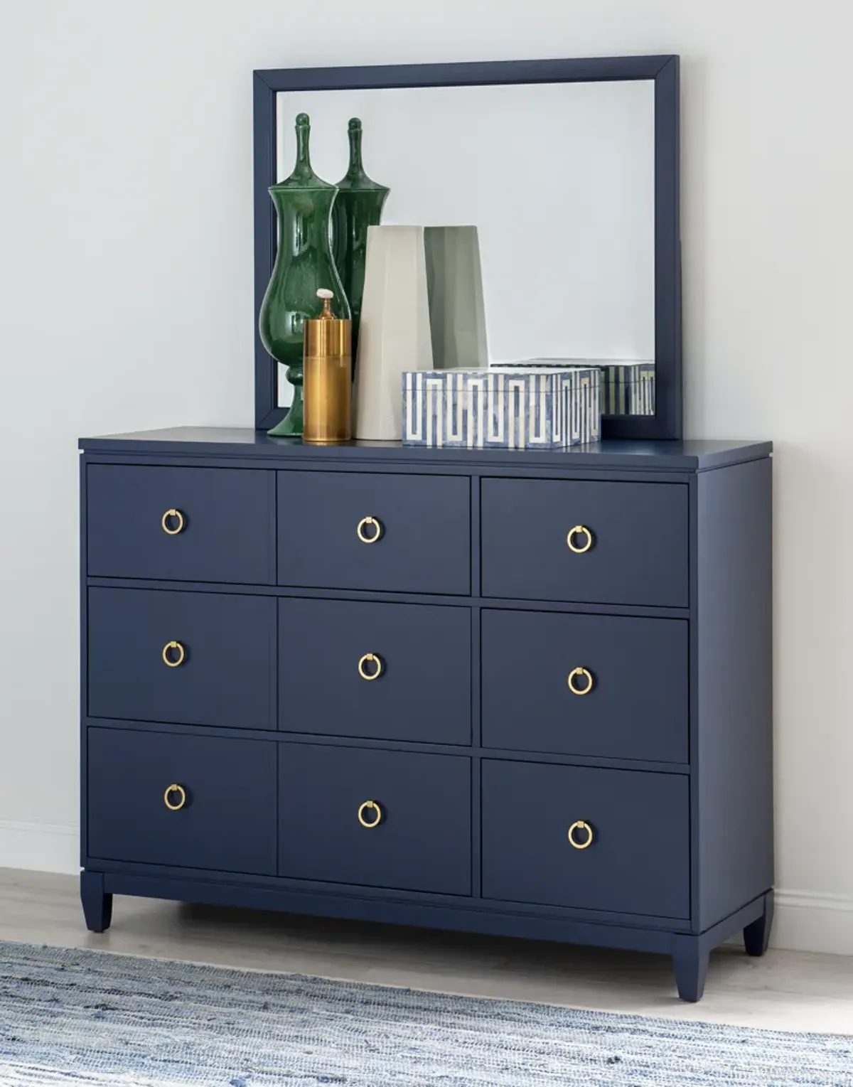 Siesta Key Dresser - Navy Blue