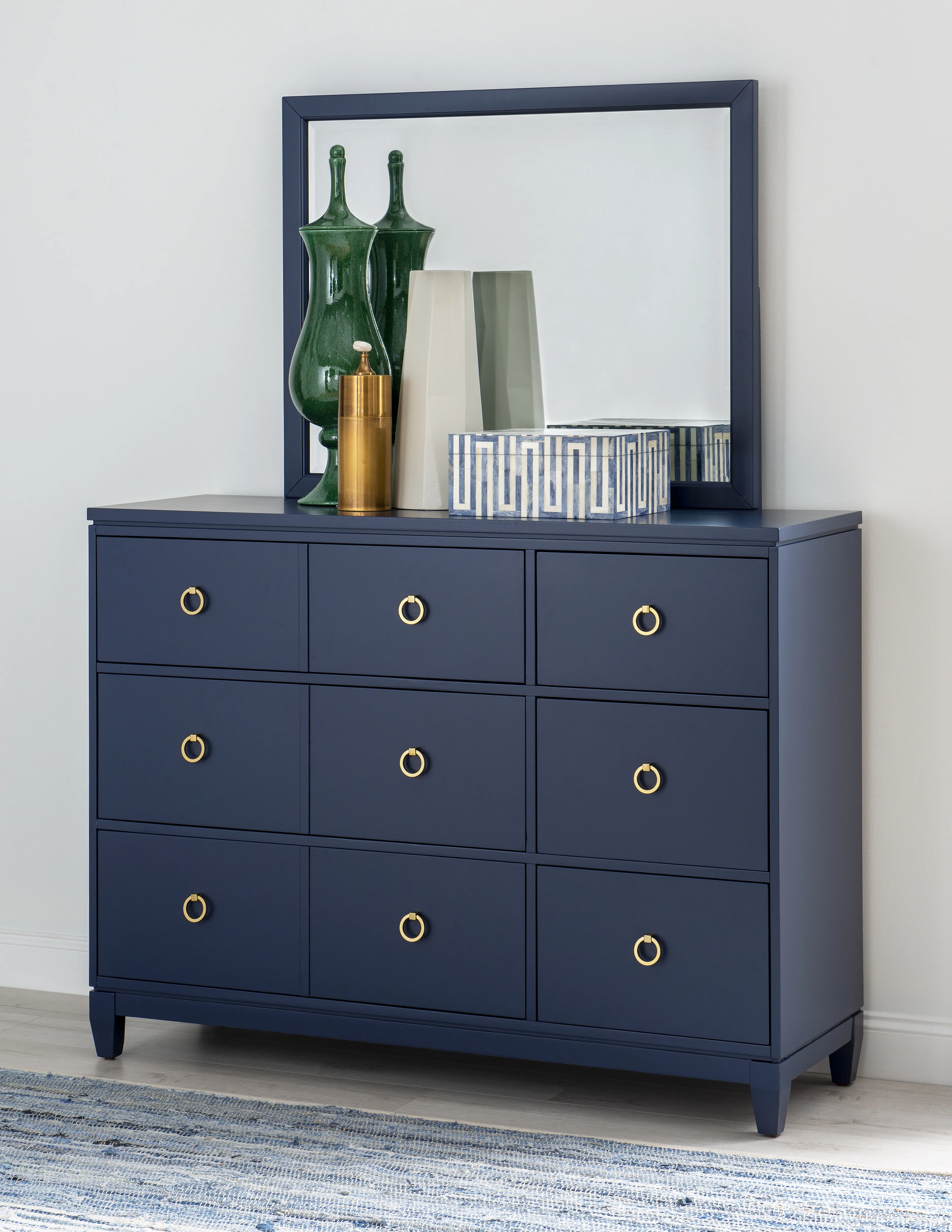 Siesta Key Dresser - Navy Blue