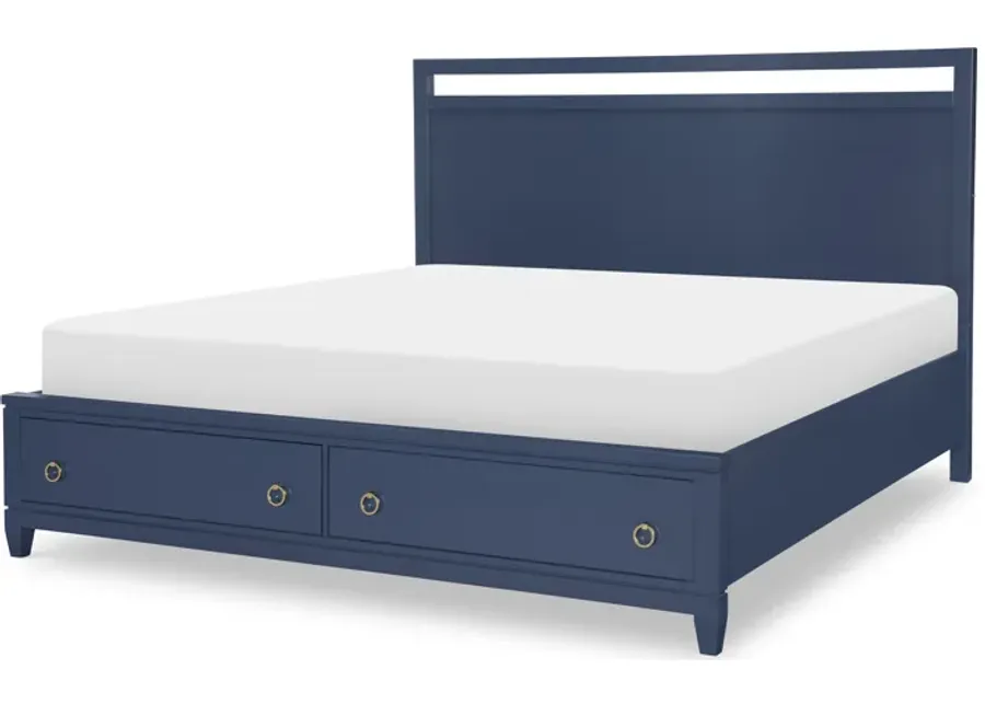 Siesta Key King Stora Bed - Navy Blue