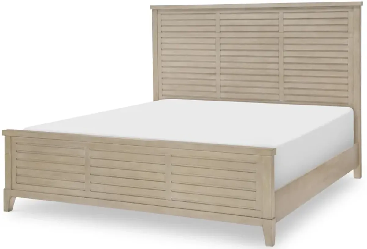 Egret King Panel Bed