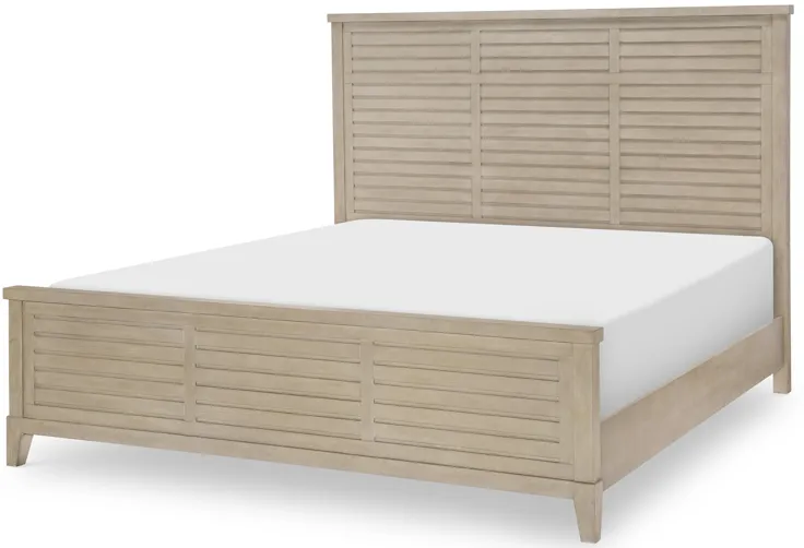 Egret Queen Panel Bed