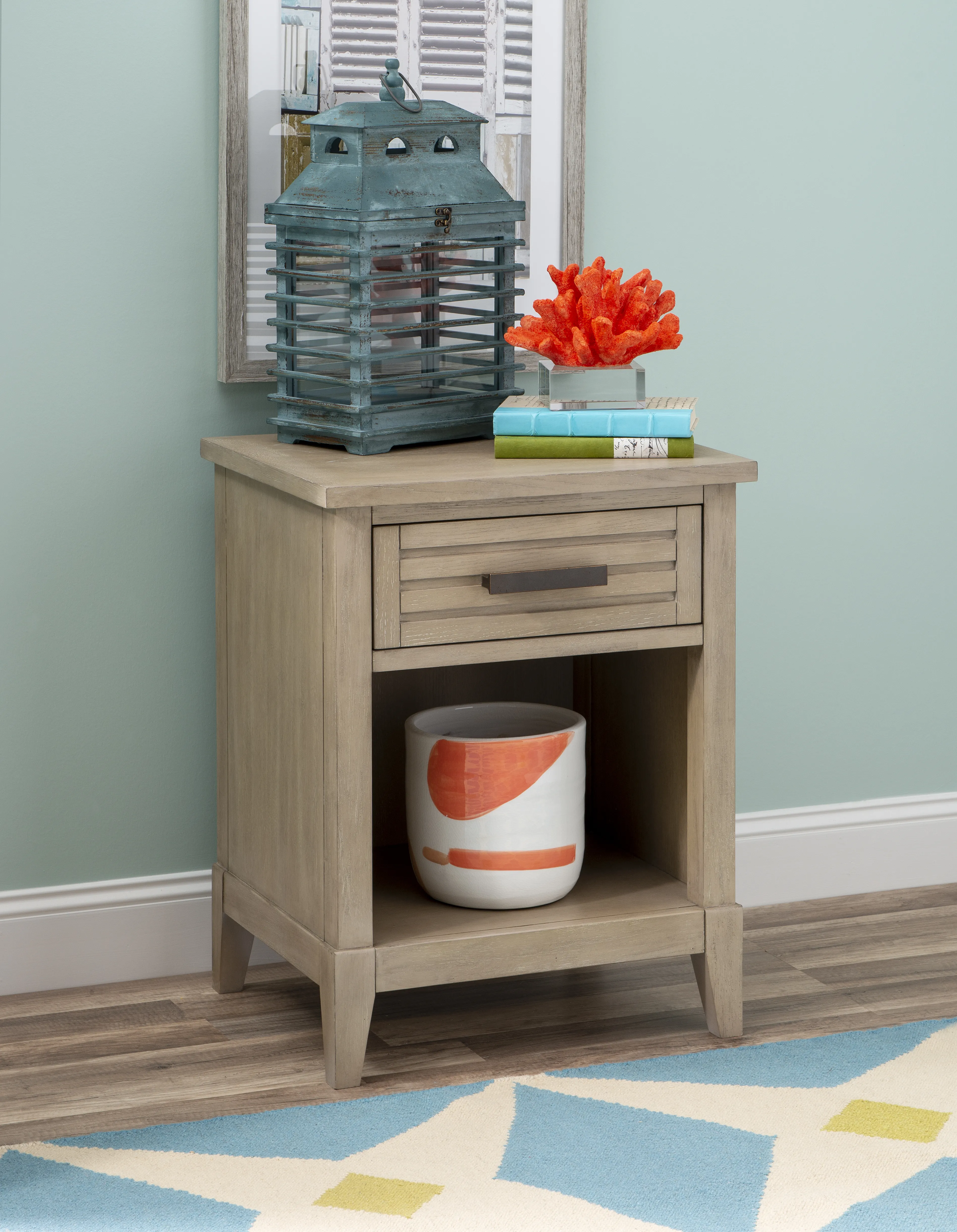 Egret Small Nightstand - Soft Sand