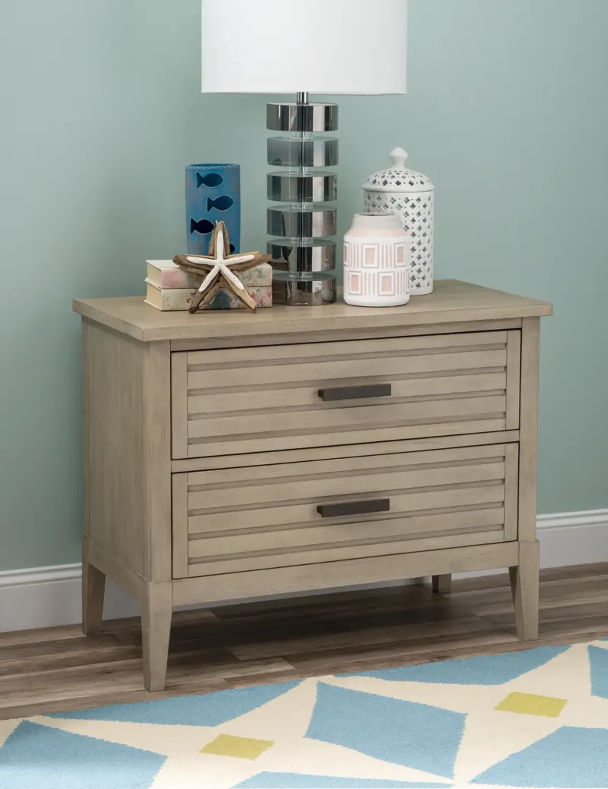 Egret Large Nightstand - Soft Sand