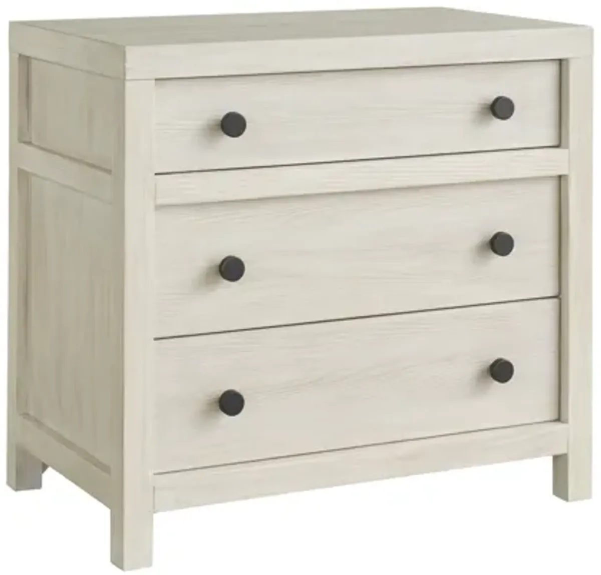 River Rock Three Drawer Nightstand