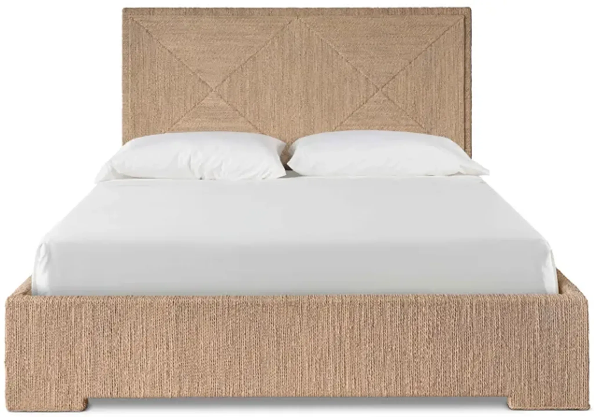 Abaca Woven Queen Bed Robb And Stucky | Furniture.com