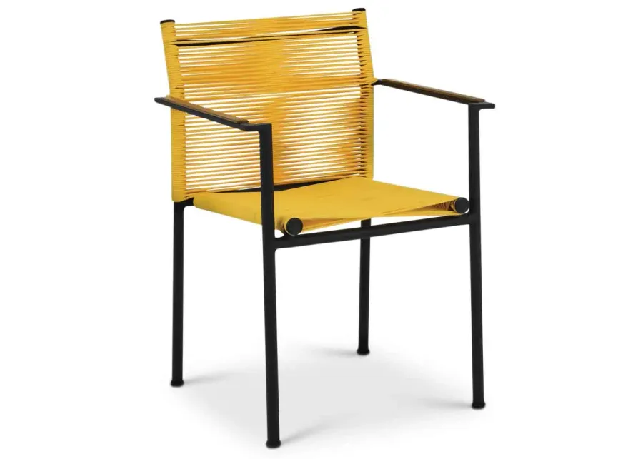 Julian Stackable Arm Chair - Lemon