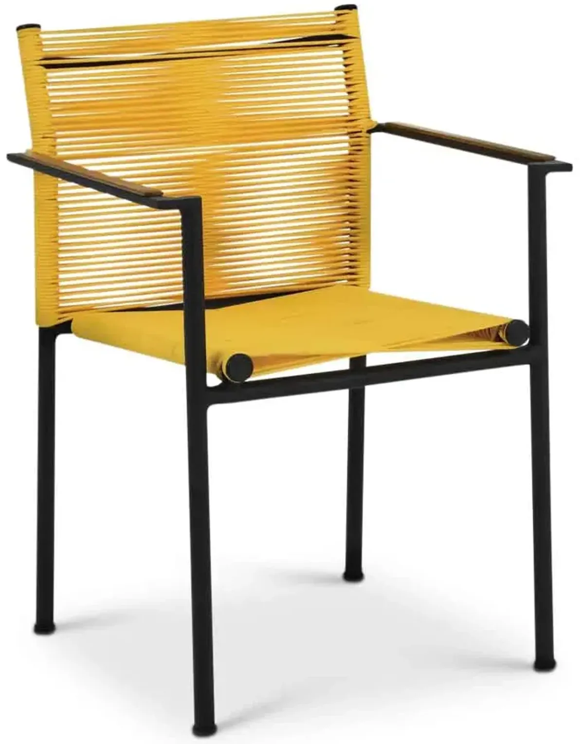 Julian Stackable Arm Chair - Lemon