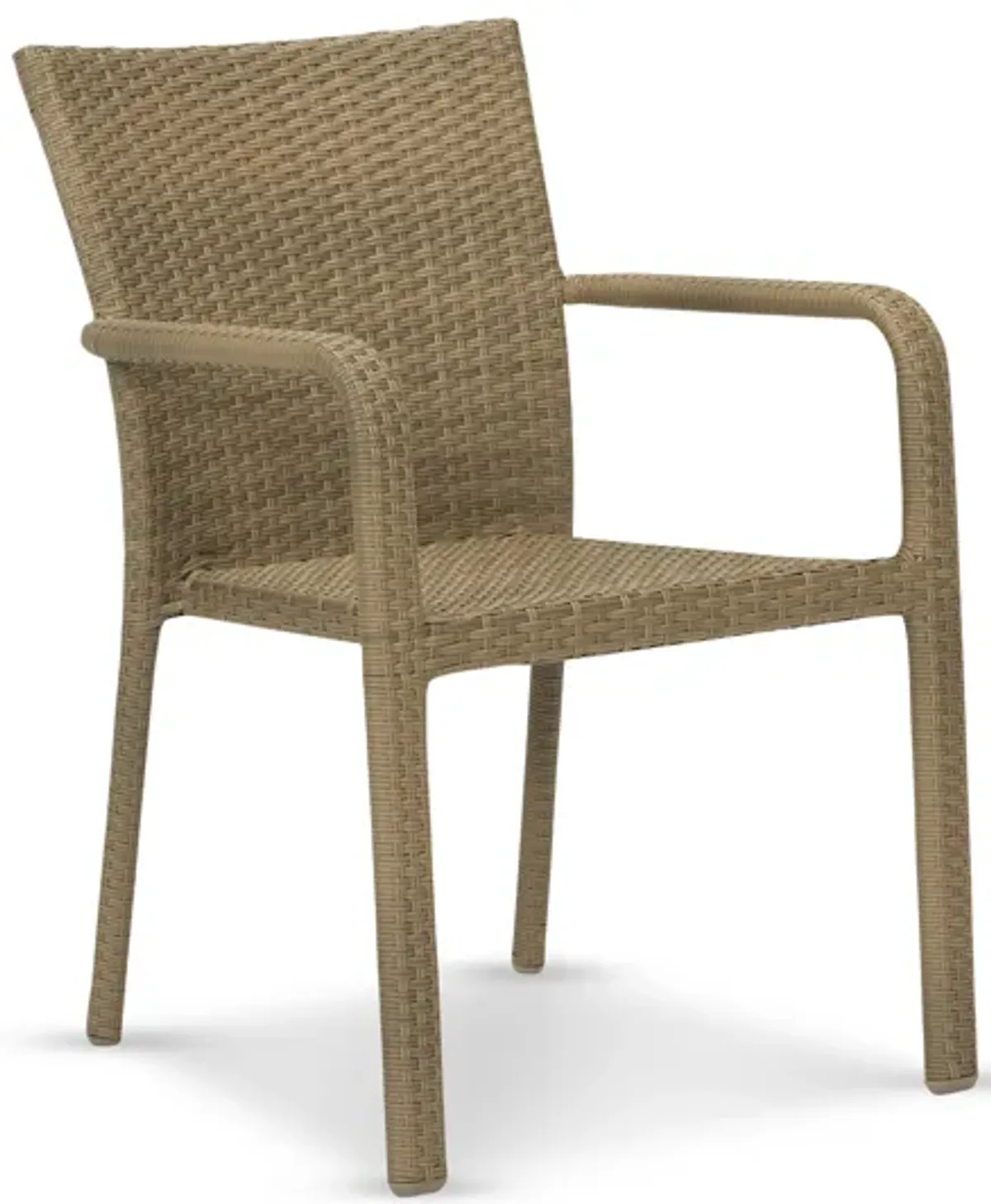 Dining Bistro Stackable Chair-Driftwood