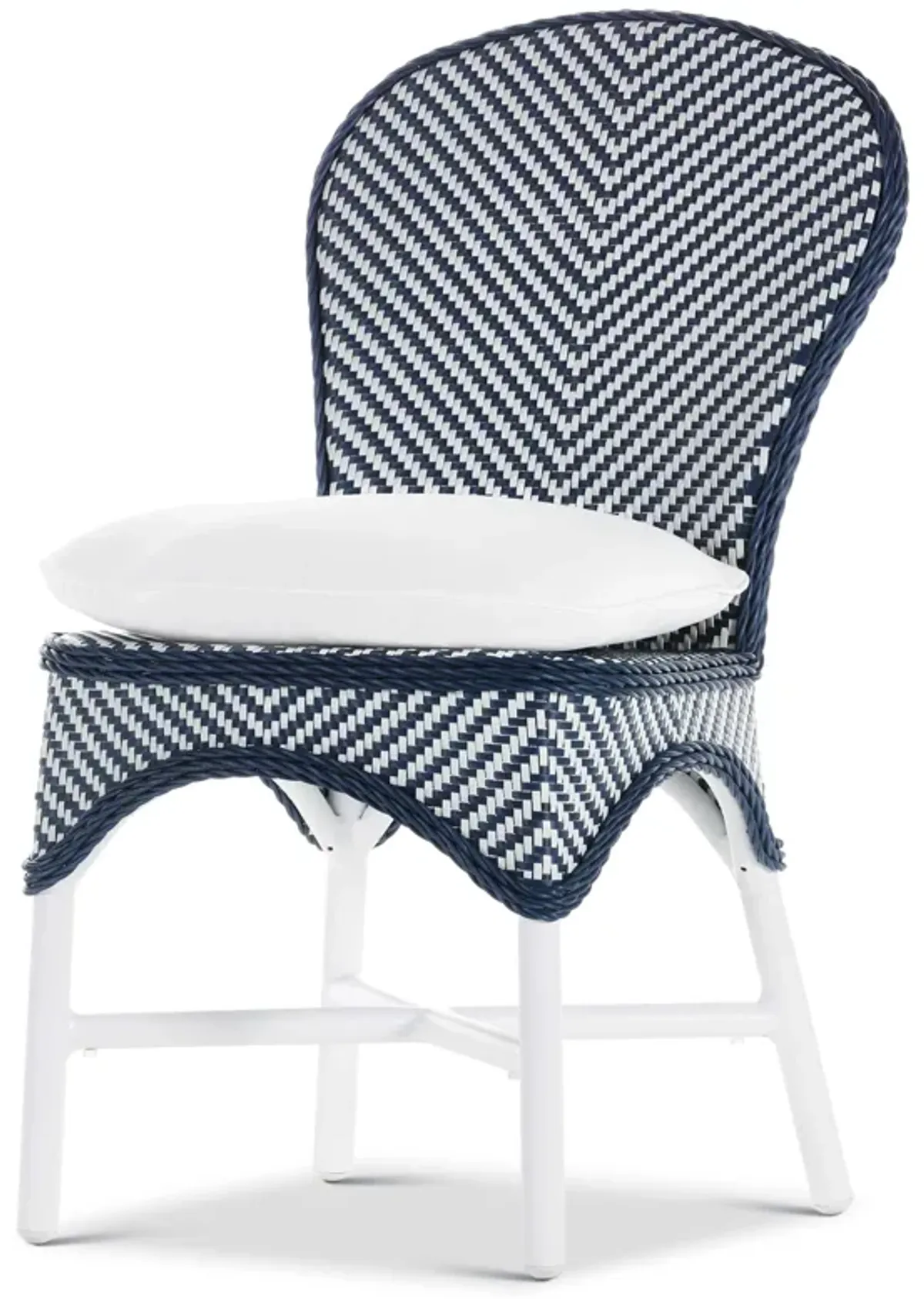 Savoy Side Chair - Chalk/Navy