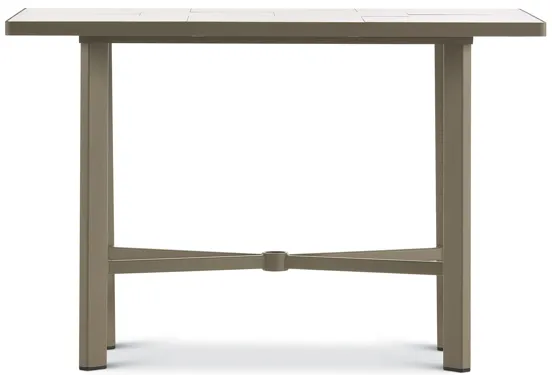 Modern Aluminum Counter Dining Table