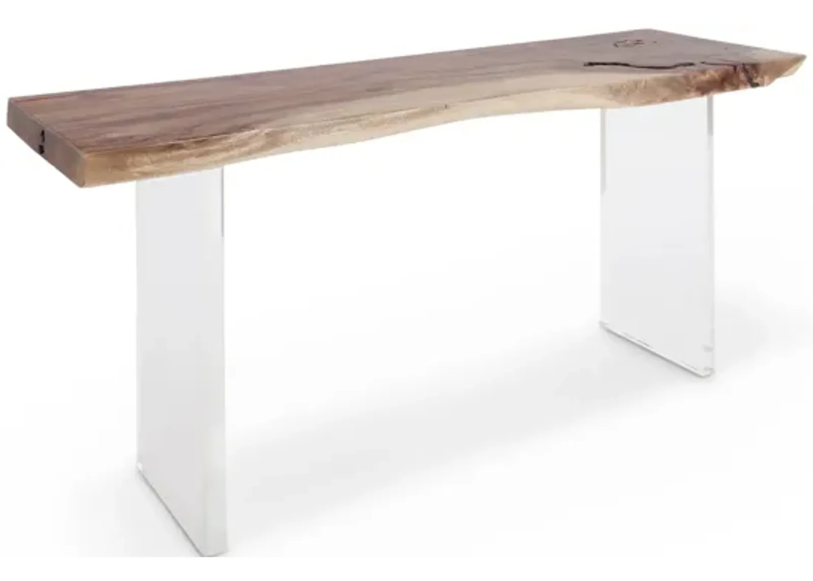 Floating Wood Console