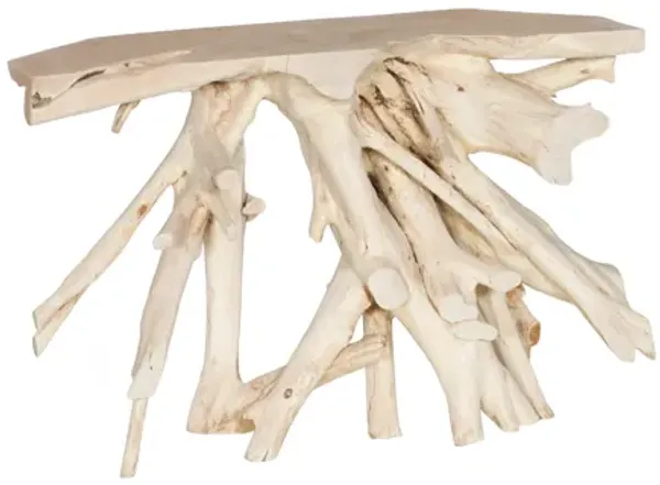 Teak Root Console Table I