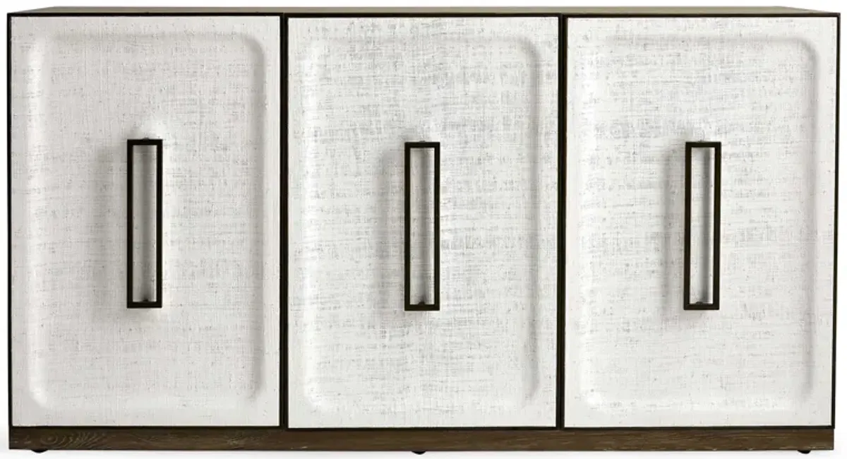 White Linen 3 Door Cabinet