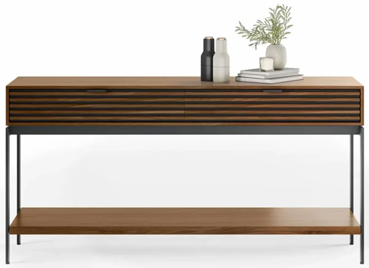 Cora Console Table - Natural Walnut