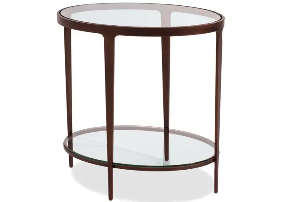 Ellipse Oval End Table