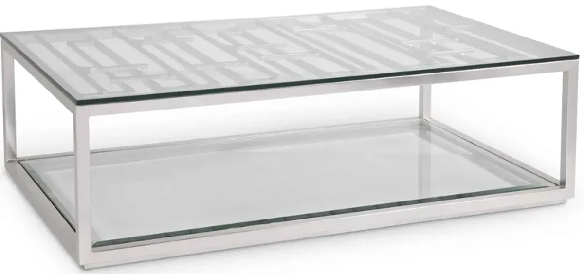 Mar Monte Rectangular Grate Cocktail Table