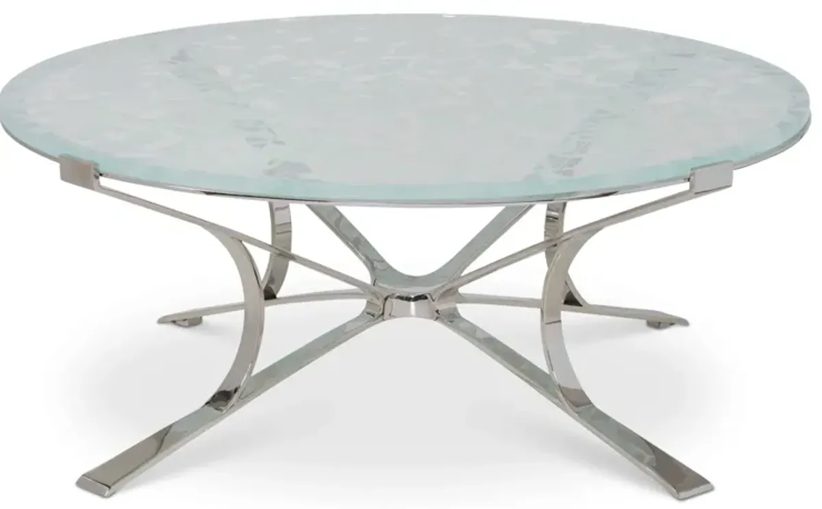 Snowscape Round Cocktail Table