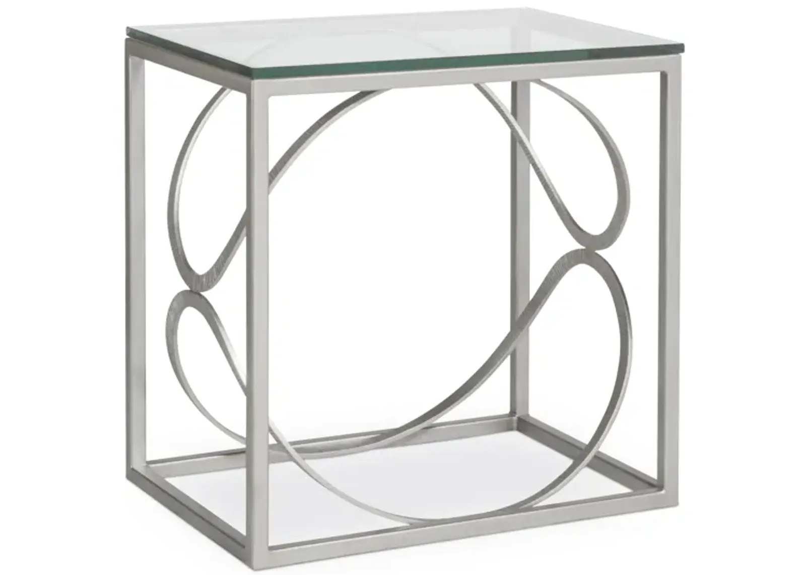 Ellipse Rectangle End Table