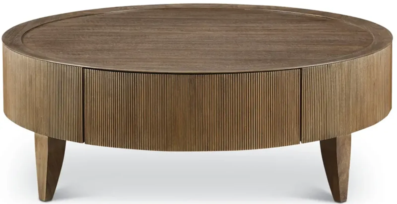 Reeded Cocktail Table