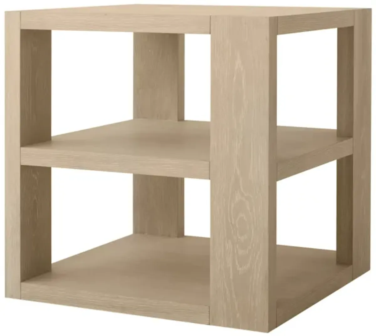 Carino End Table - Sand Cerused