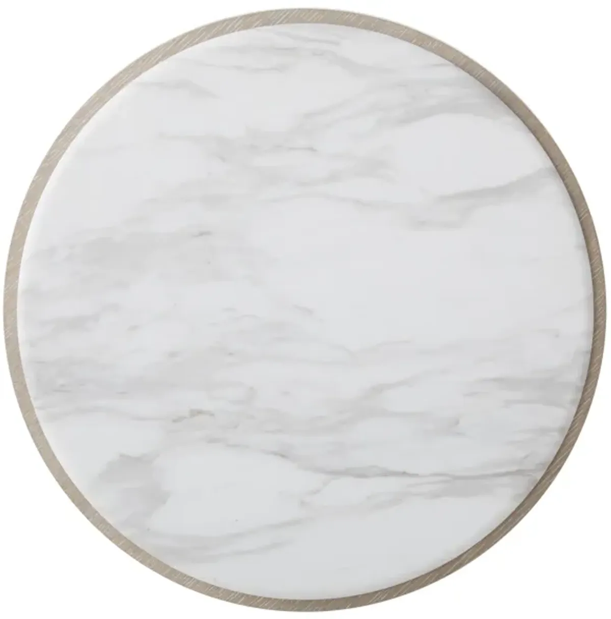 Carino Round Side Table - Sand Cerused