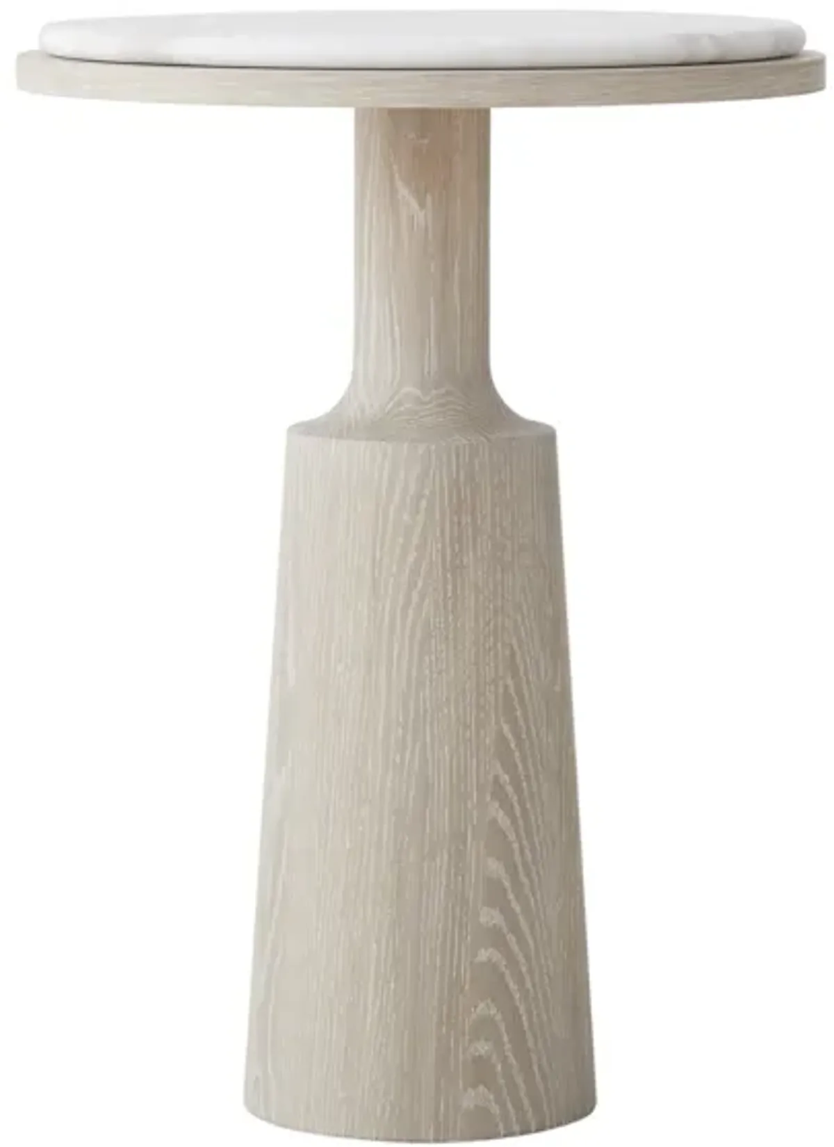 Carino Round Side Table - Sand Cerused