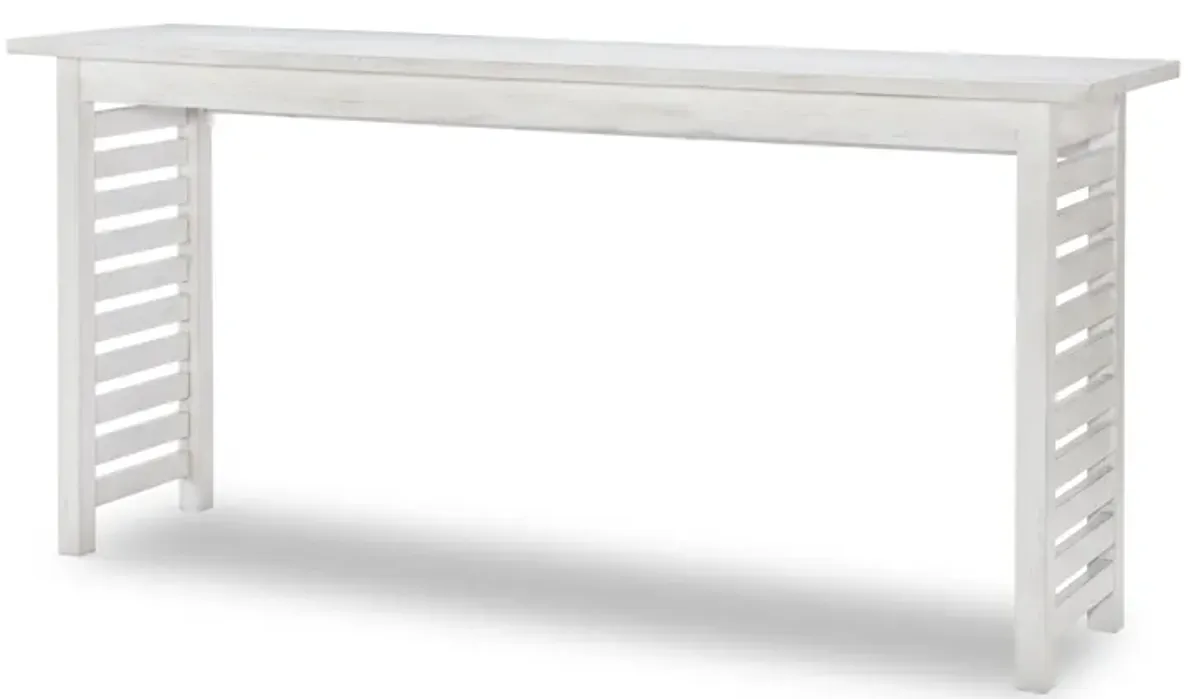 Egret Console Table - Sand Dollar White