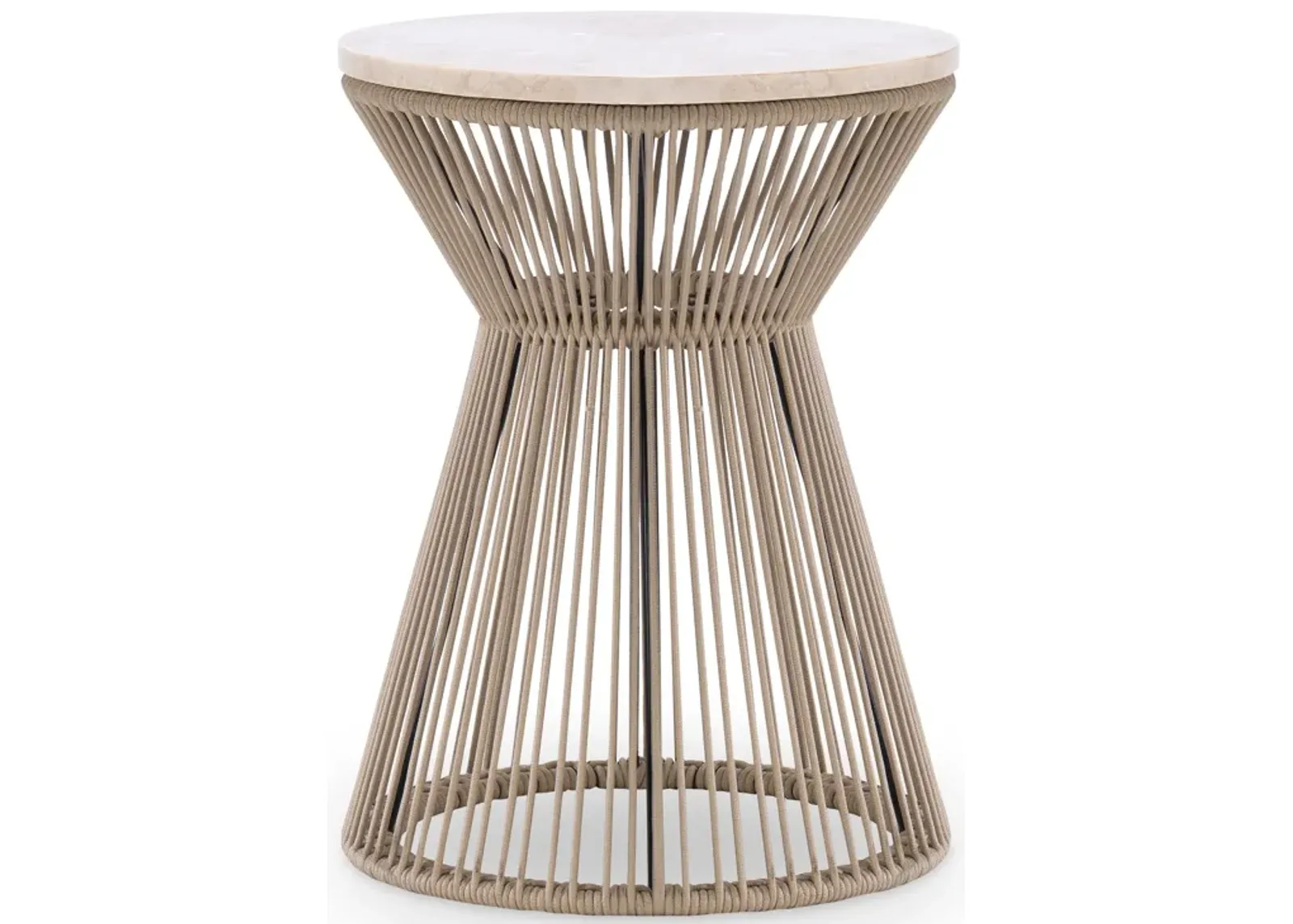 Bali Round Rope End Table