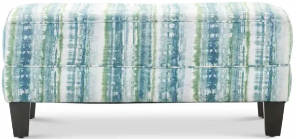 Wave Small Rectangular Cocktail Ottoman