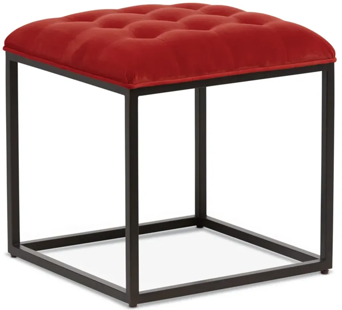 Ruby Tufted Ottoman