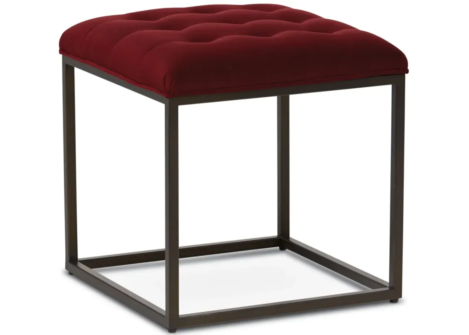 Garnet Tufted Ottoman